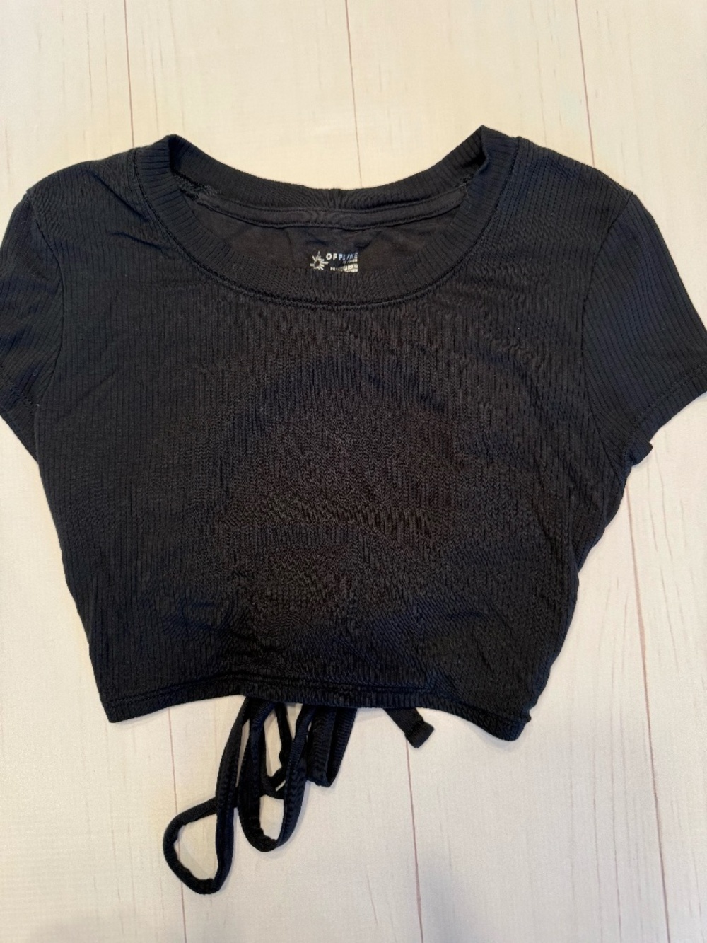 Aerie Offline Ribbed Tieback Crop Top Size XXS